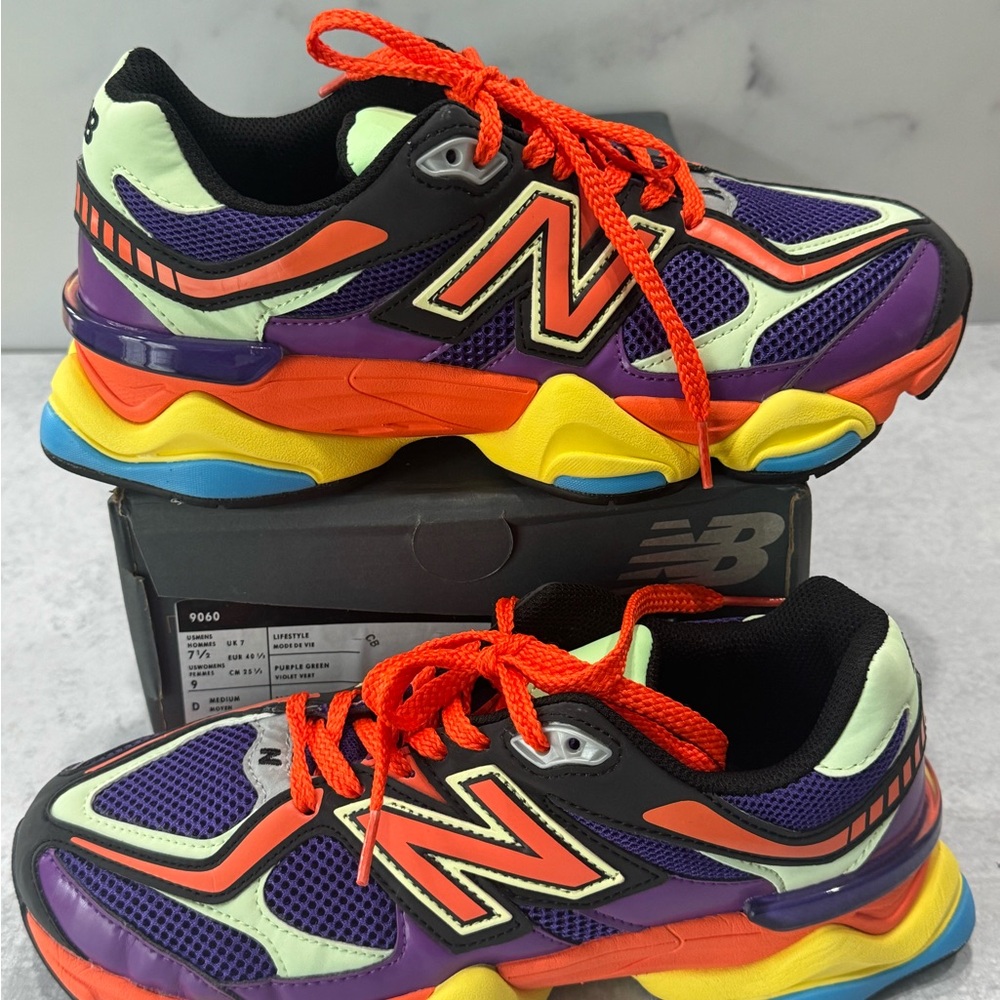 New Balance 9060 Low Top Prism Sneakers